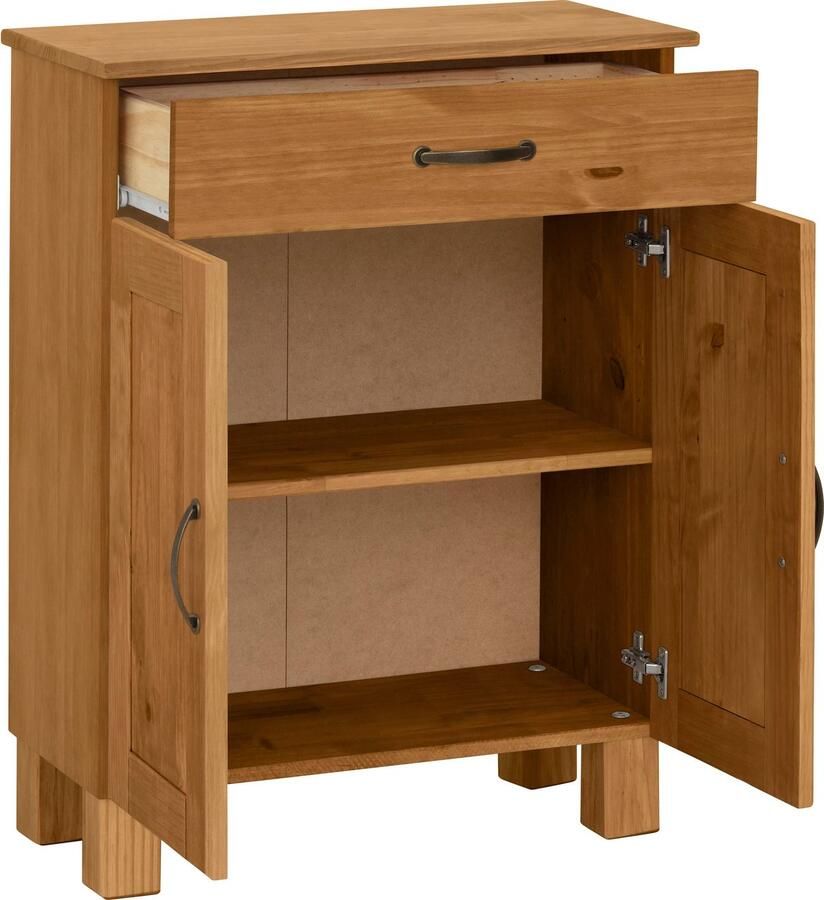 Home affaire Onderkast Rodby Massief FSC -gecertificeerd hout breedte 60 cm hoogte 80 cm