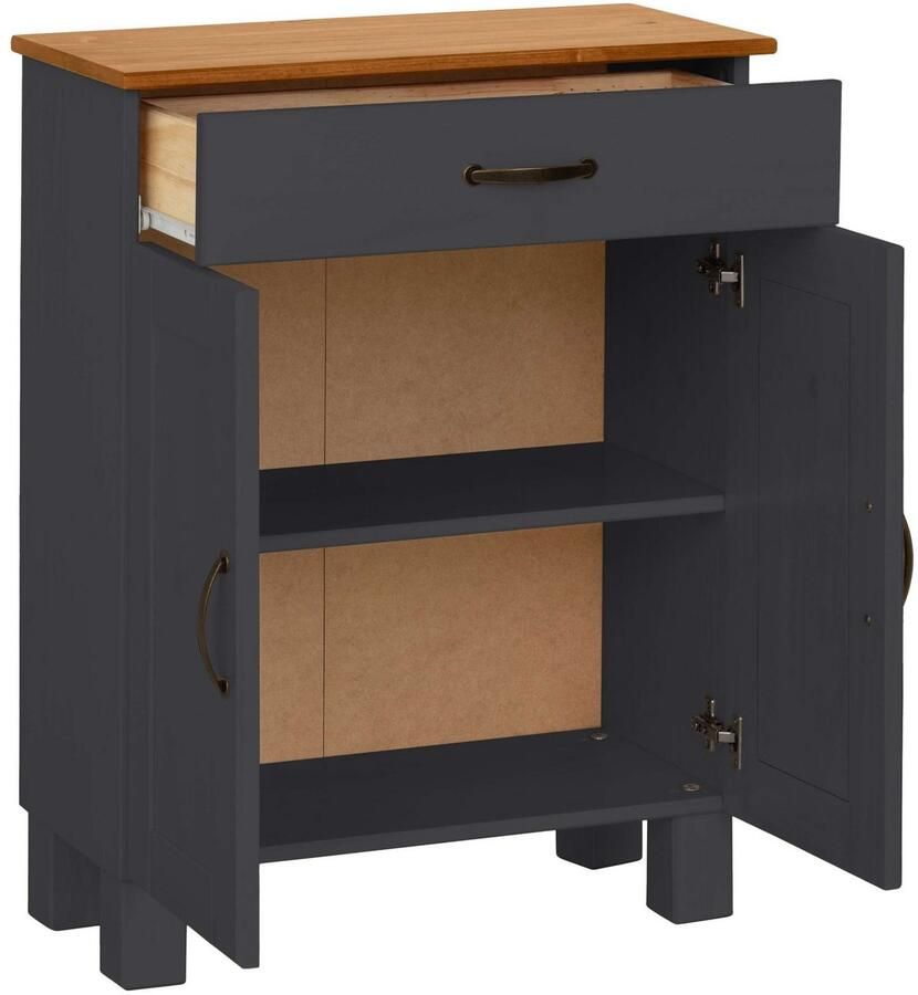 Home affaire Onderkast Rodby Massief FSC -gecertificeerd hout breedte 60 cm hoogte 80 cm