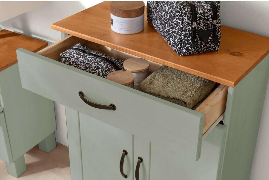 Home affaire Onderkast Rodby Massief FSC -gecertificeerd hout breedte 60 cm hoogte 80 cm - Foto 6