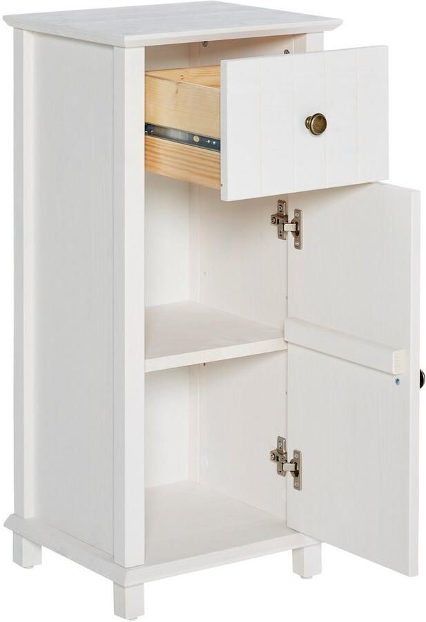 Home affaire Onderkast Vili Breedte 34 cm badkamerkast van massief hout grenenhout - Foto 7