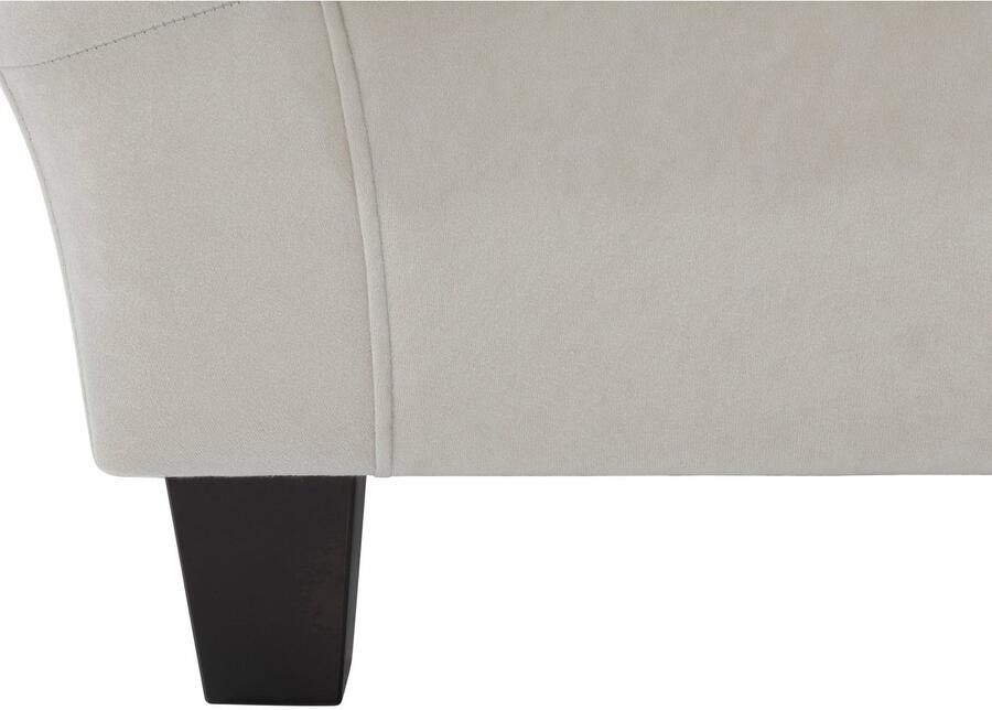 Home affaire Oorfauteuil Alexander incl. hocker met stiksels in vele kleuren (2 stuks) - Foto 6