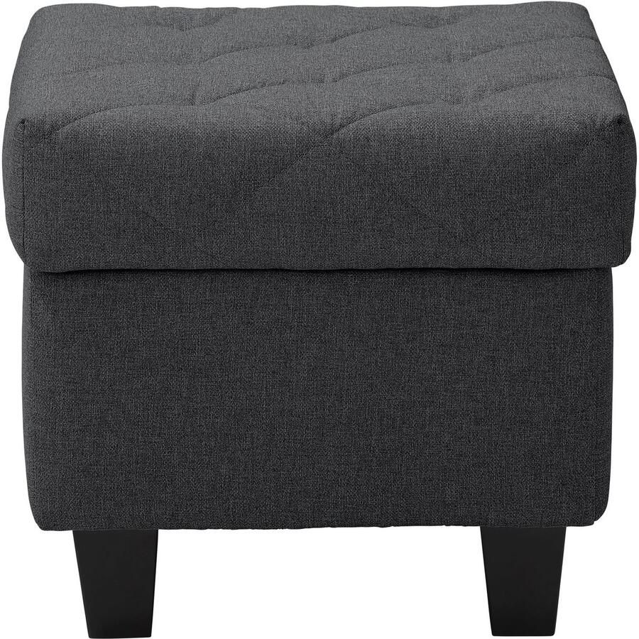 Home affaire Oorfauteuil ALEXANDRA incl. hocker met stiksels in vele kleuren (2-delig 2 stuks)