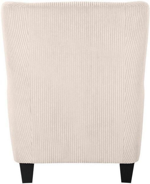 Home affaire Oorfauteuil Chilly stoel met poef en verenvering in cord en microvezel bekleding onze permanente lage prijs (set 2 stuks) - Foto 4