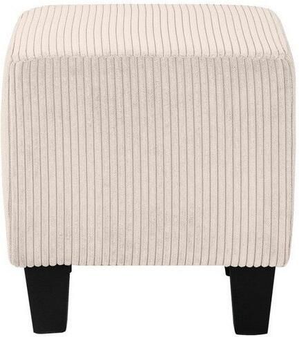 Home affaire Oorfauteuil Chilly stoel met poef en verenvering in cord en microvezel bekleding onze permanente lage prijs (set 2 stuks) - Foto 6