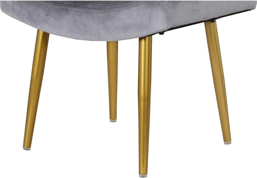 Home affaire Oorfauteuil LITZ in droomachtig fluweel relaxstoel met poef - Foto 8