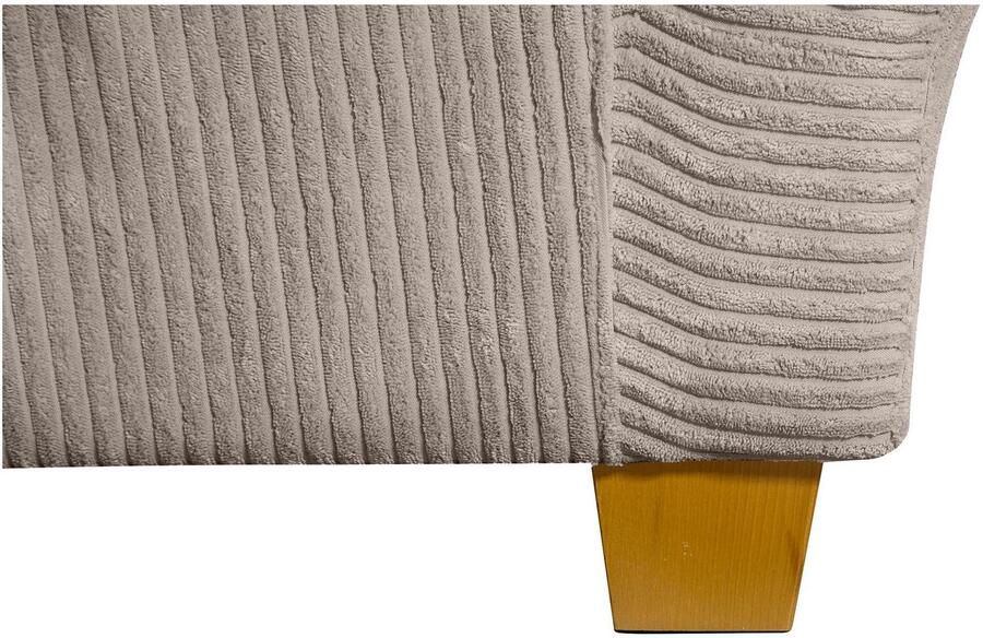 Home affaire Oorfauteuil Oliver Oorstoel met poef sierkussens klassieke vorm (2 stuks) - Foto 4