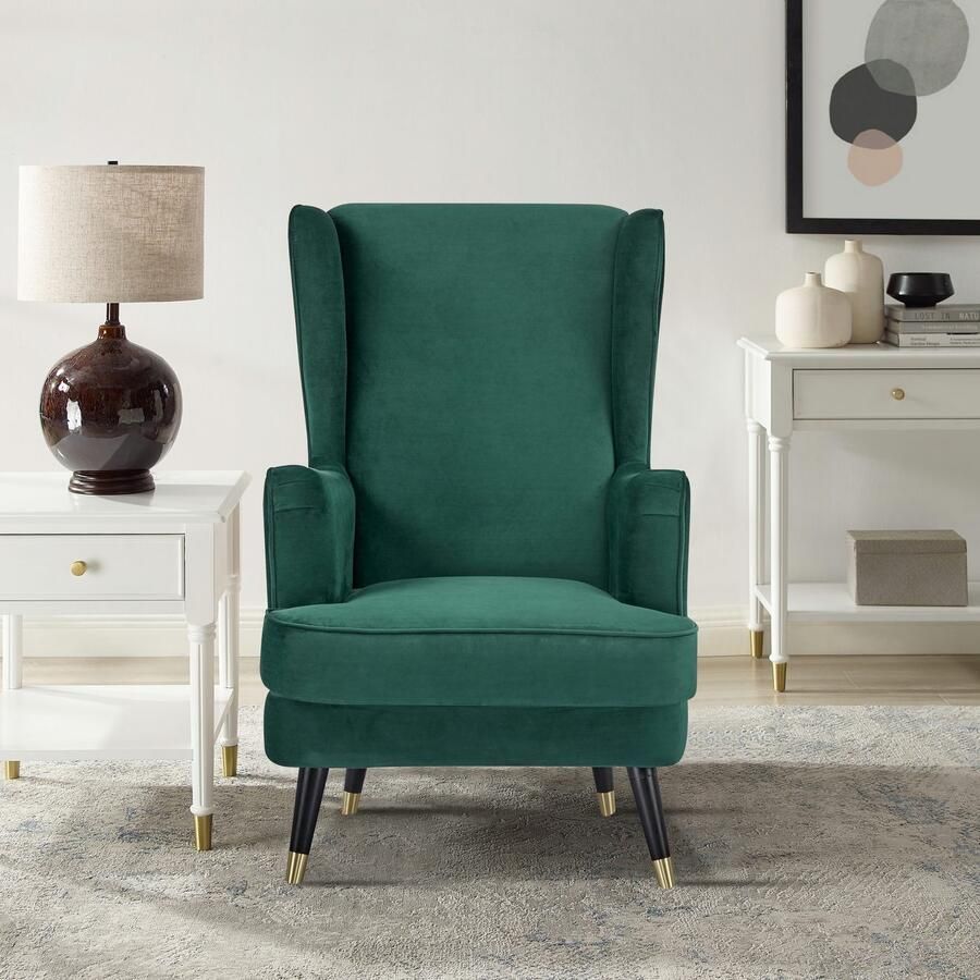 Home affaire Oorfauteuil ZILLER TV-stoel vrij in de ruimte te plaatsen in cord en fluweel - Foto 15