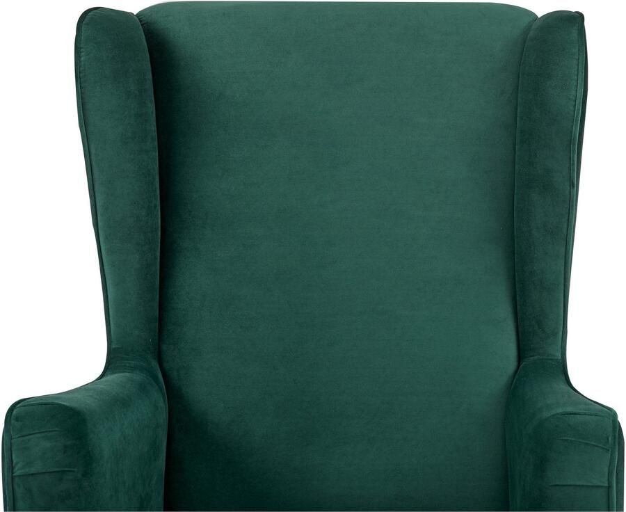 Home affaire Oorfauteuil ZILLER TV-stoel vrij in de ruimte te plaatsen in cord en fluweel - Foto 3