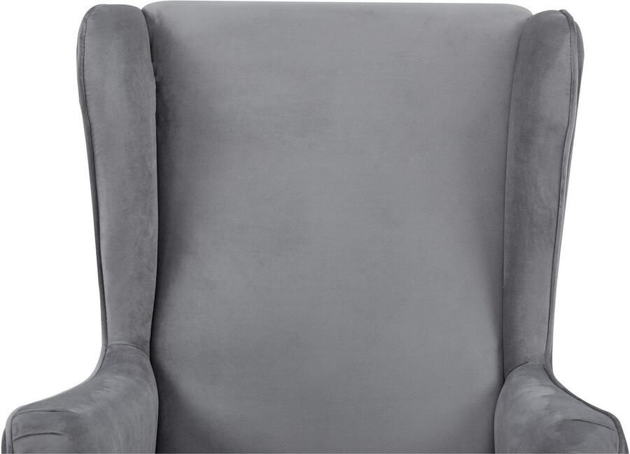 Home affaire Oorfauteuil ZILLER TV-stoel vrij in de ruimte te plaatsen in cord en fluweel - Foto 5