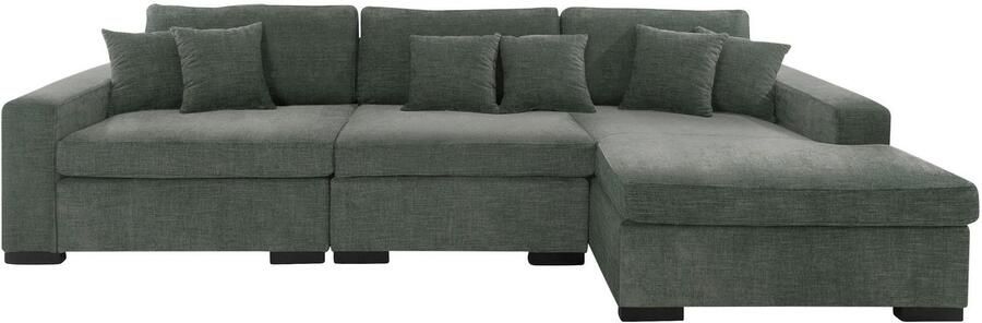 Home affaire Ottomane Skara L-vorm Loungebank met binnenveringsinterieur in vele overtrekkwaliteiten - Foto 6