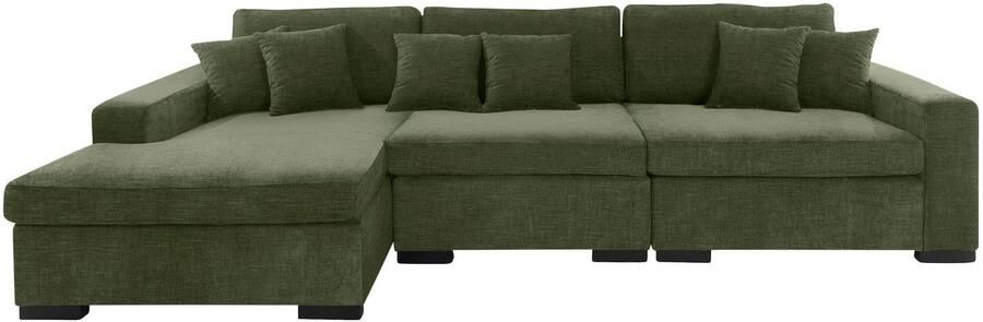 Home affaire Ottomane Skara L-vorm Loungebank met binnenveringsinterieur in vele overtrekkwaliteiten - Foto 3