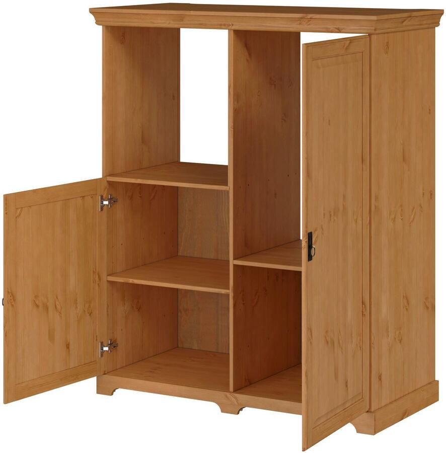 Home affaire Oven- koelkastombouw Rügen Breedte 127 cm massief grenen nis voor koelkast - Foto 2