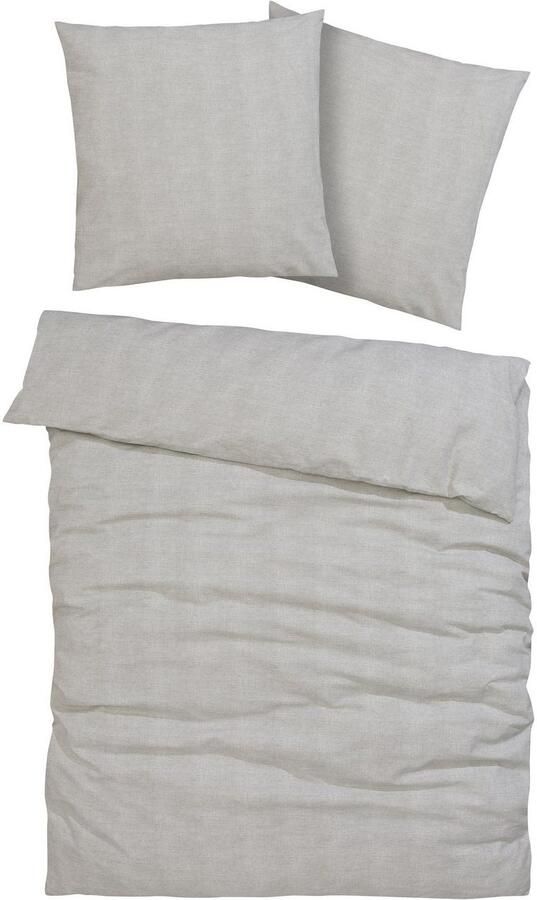 Home affaire Overtrekset Melli Dekbedovertrek van katoen linnen-look in mêlee-look - Foto 19