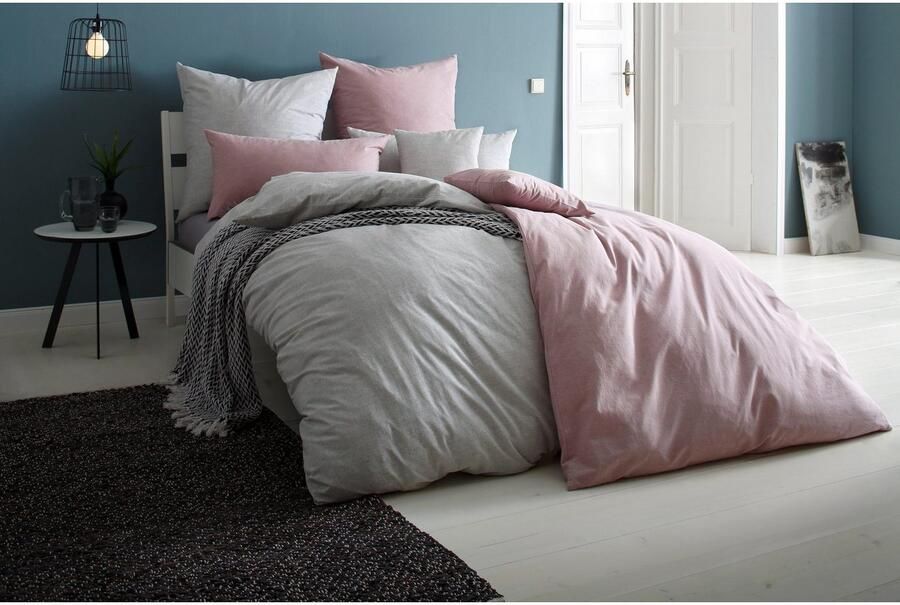 Home affaire Overtrekset Melli Dekbedovertrek van katoen linnen-look in mêlee-look - Foto 14