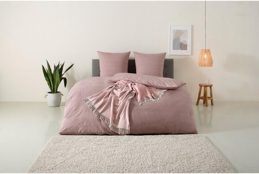 Home affaire Overtrekset Melli Dekbedovertrek van katoen linnen-look in mêlee-look - Foto 17