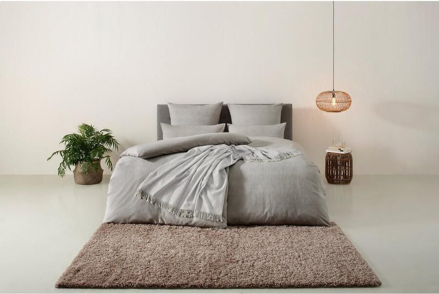 Home affaire Overtrekset Melli Dekbedovertrek van katoen linnen-look in mêlee-look - Foto 18