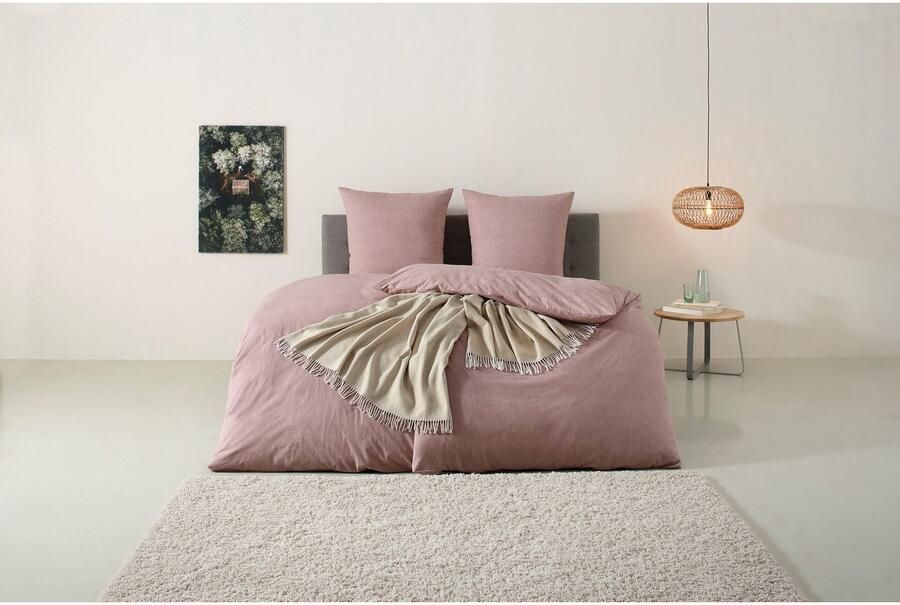 Home affaire Overtrekset Melli Dekbedovertrek van katoen linnen-look in mêlee-look - Foto 15