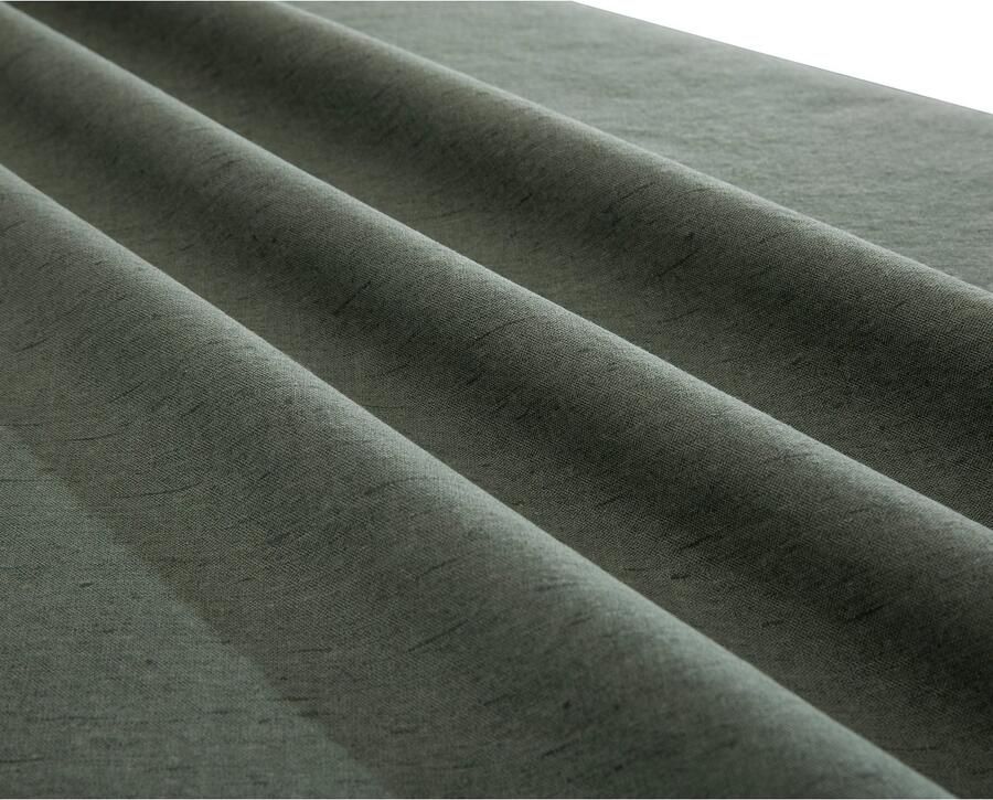 Home affaire Overtrekset Melli Dekbedovertrek van katoen linnen-look in mêlee-look - Foto 3