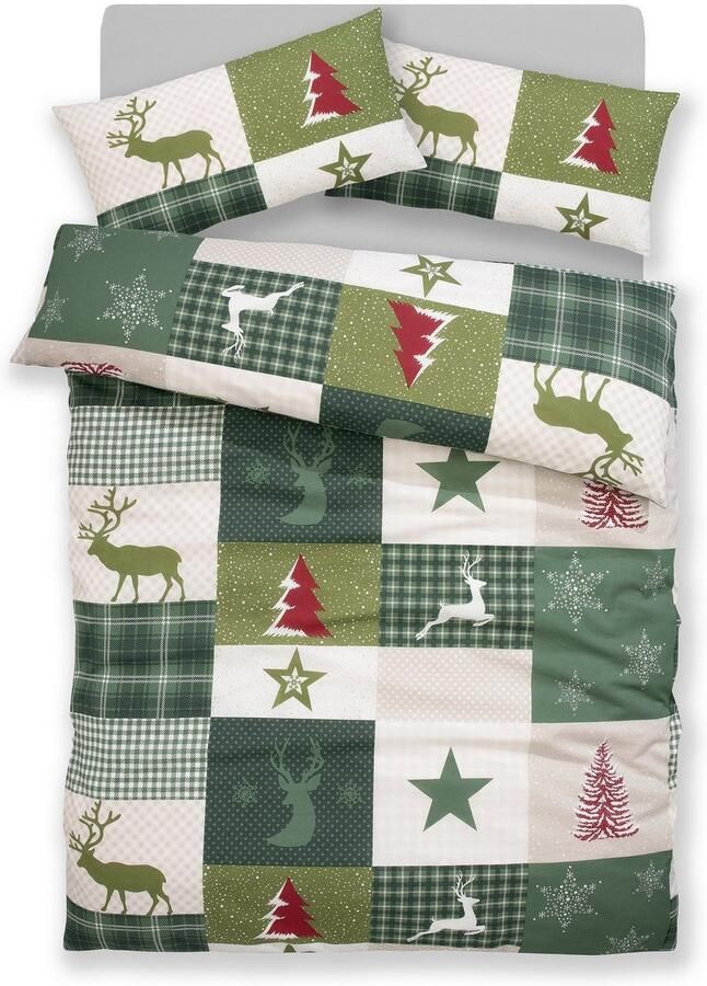 Home affaire Overtrekset Nicholas Kerstdekbedovertrek winter (2-delig) - Foto 6