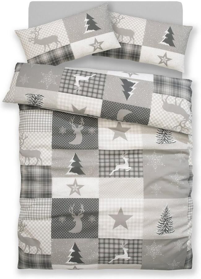 Home affaire Overtrekset Nicholas Kerstdekbedovertrek winter (2-delig) - Foto 5