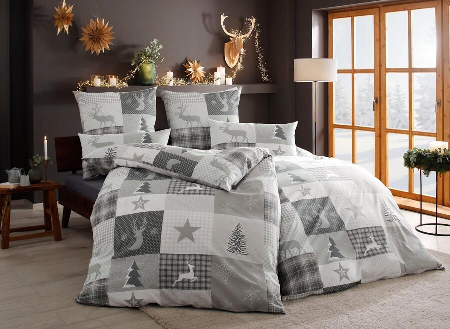 Home affaire Overtrekset Nicholas Kerstdekbedovertrek winter (2-delig) - Foto 8