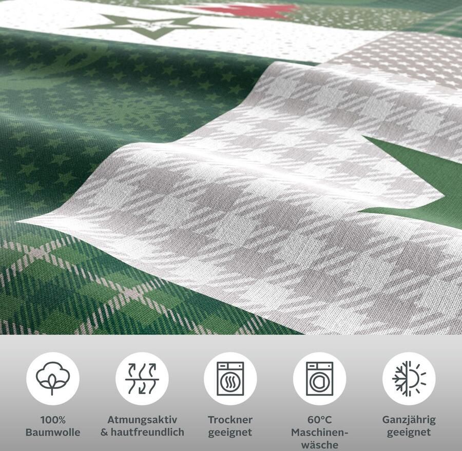 Home affaire Overtrekset Nicholas Kerstdekbedovertrek winter (2-delig) - Foto 2