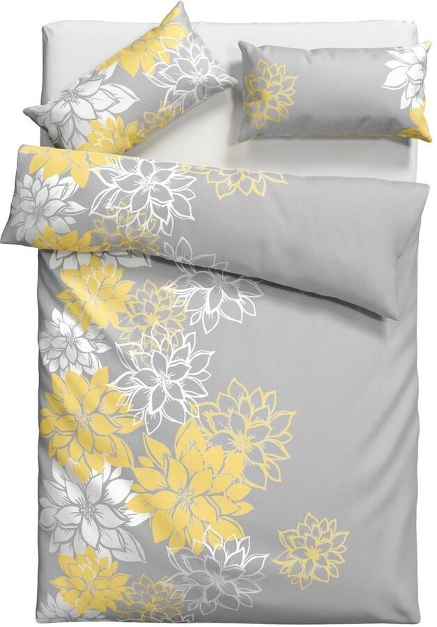 Home affaire Overtrekset Susan in mt. 135x200 of 155x220 cm in verschillende kwaliteiten romantische dekbedovertrek met bloemen (2-delig) - Foto 10