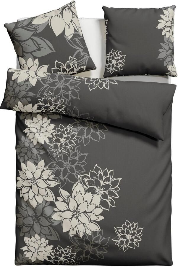 Home affaire Overtrekset Susan in mt. 135x200 of 155x220 cm in verschillende kwaliteiten romantische dekbedovertrek met bloemen (2-delig) - Foto 7