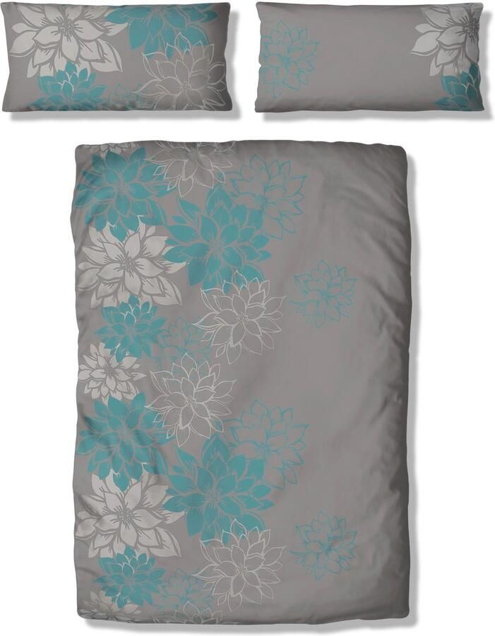 Home affaire Overtrekset Susan in mt. 135x200 of 155x220 cm in verschillende kwaliteiten romantische dekbedovertrek met bloemen (2-delig) - Foto 3