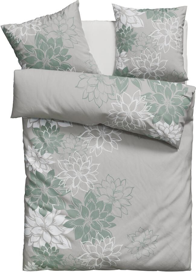 Home affaire Overtrekset Susan in mt. 135x200 of 155x220 cm in verschillende kwaliteiten romantische dekbedovertrek met bloemen (2-delig) - Foto 6