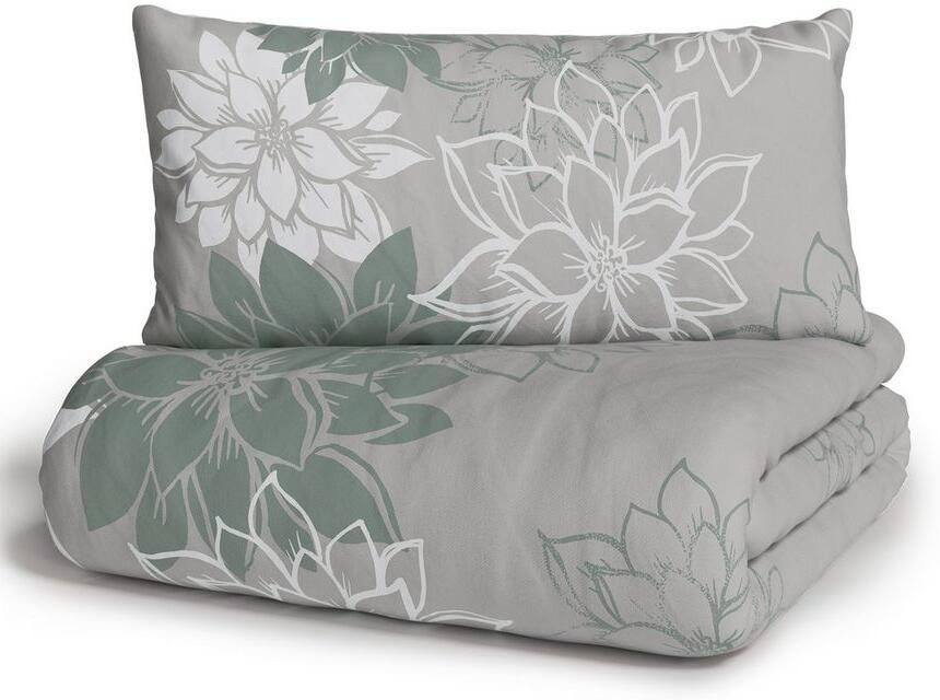 Home affaire Overtrekset Susan in mt. 135x200 of 155x220 cm in verschillende kwaliteiten romantische dekbedovertrek met bloemen (2-delig) - Foto 7