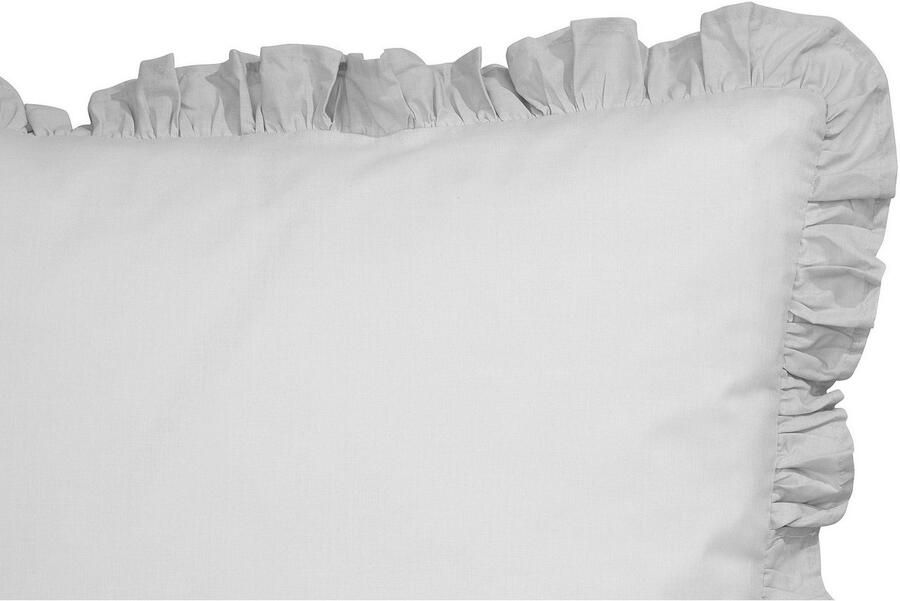 Home affaire Overtrekset Violetta in formaat 135 x 200 of 155 x 220 cm Dekbedovertrek van katoen romantische dekbedovertrek met volants (2-delig) - Foto 8