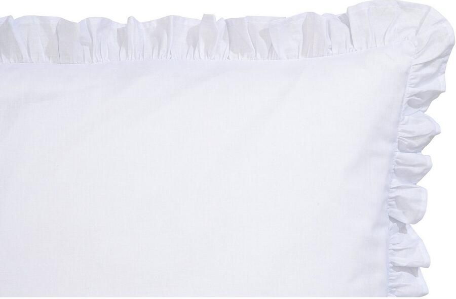 Home affaire Overtrekset Violetta in formaat 135 x 200 of 155 x 220 cm Dekbedovertrek van katoen romantische dekbedovertrek met volants (2-delig) - Foto 8