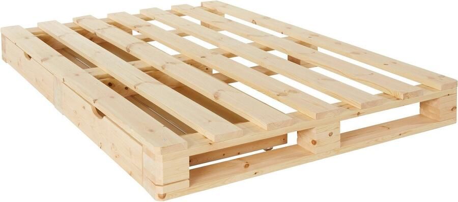 Home affaire Palletbed ALASCO BESTSELLER! Met lade gecertificeerd massief hout uit te breiden tot tweepersoons- of familiebed - Foto 9