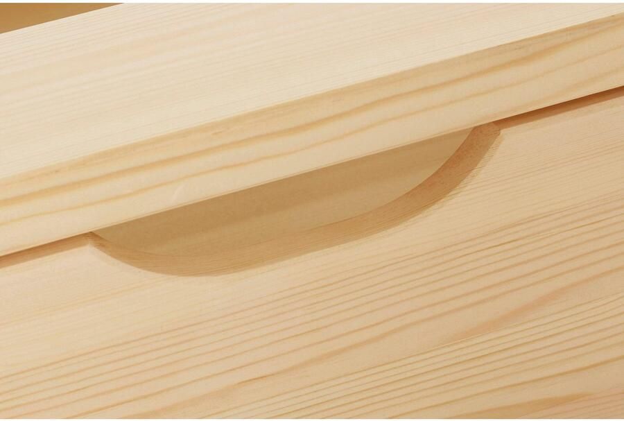 Home affaire Palletbed ALASCO BESTSELLER! Met lade gecertificeerd massief hout uit te breiden tot tweepersoons- of familiebed - Foto 3