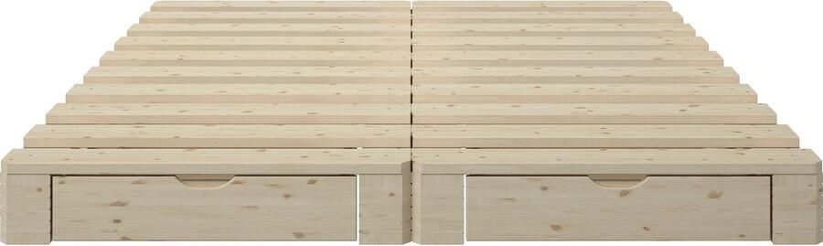 Home affaire Palletbed "ALASCO" BESTSELLER! Met lade gecertificeerd massief hout uit te breiden tot tweepersoons- of familiebed - Foto 18