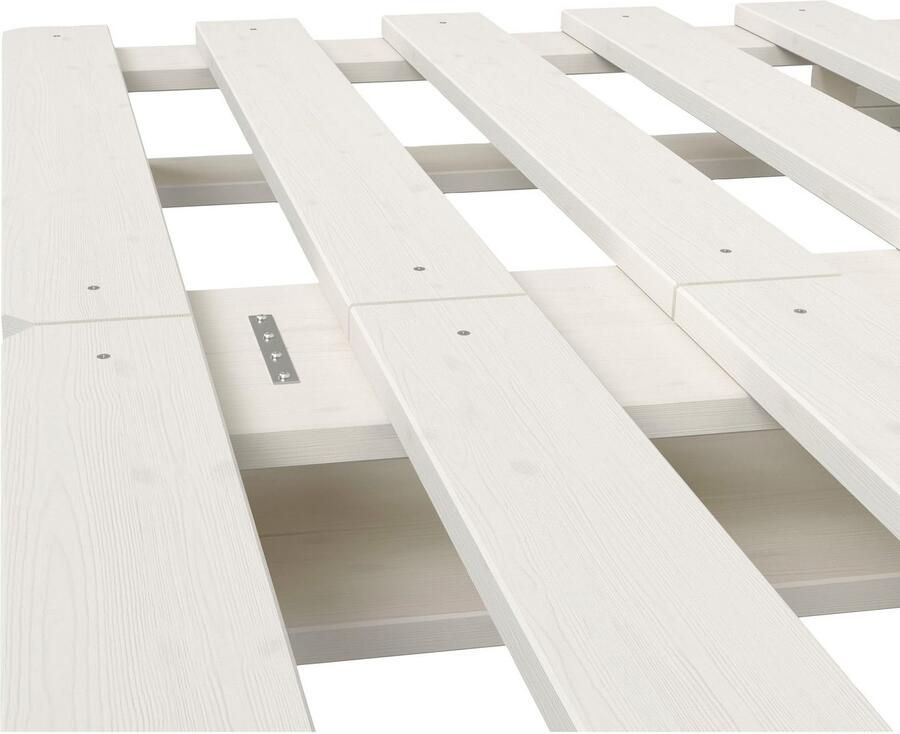 Home affaire Palletbed "ALASCO" BESTSELLER! Met lade gecertificeerd massief hout uit te breiden tot tweepersoons- of familiebed