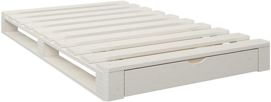 Home affaire Palletbed "ALASCO" BESTSELLER! Met lade gecertificeerd massief hout uit te breiden tot tweepersoons- of familiebed - Foto 7