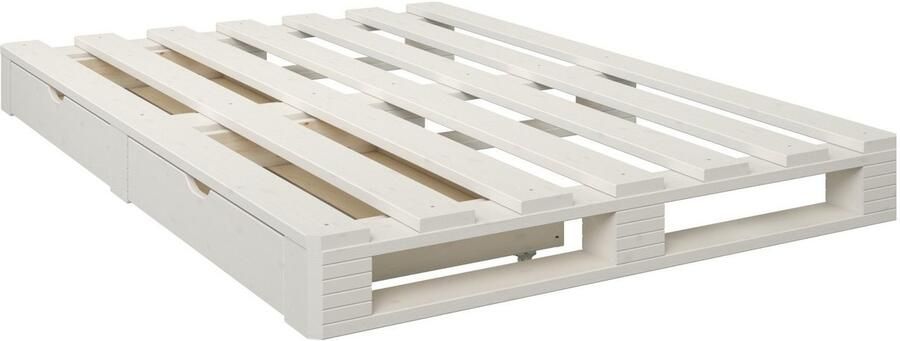 Home affaire Palletbed "ALASCO" BESTSELLER! Met lade gecertificeerd massief hout uit te breiden tot tweepersoons- of familiebed - Foto 3