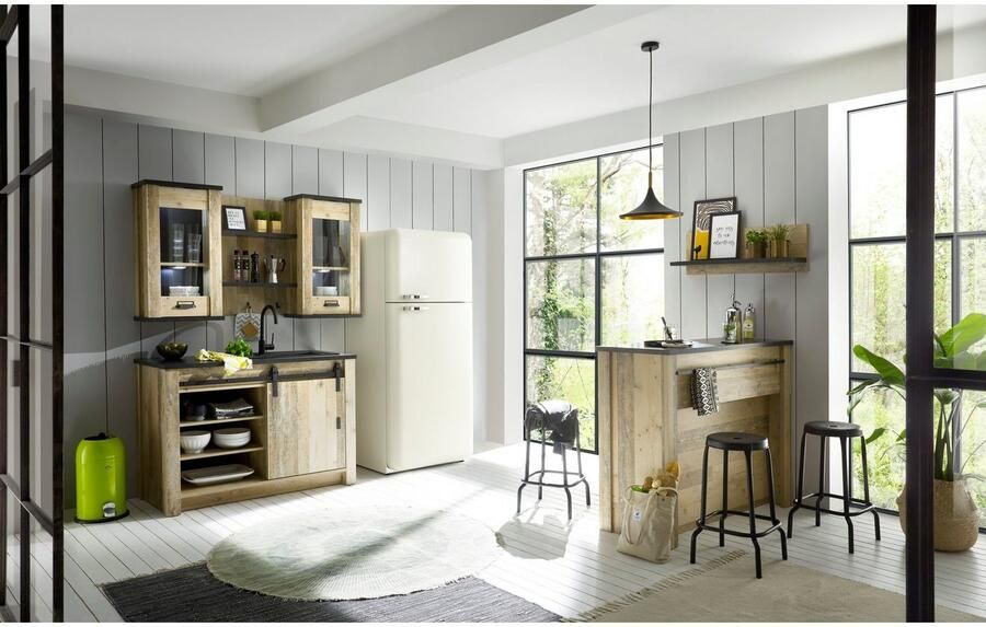 Home affaire Pantry keuken Sherwood Breedte 160 cm zonder elektrische apparaten - Foto 8