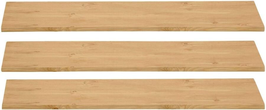 Home affaire Plank Juventus van massief dennenhout breedte 60 cm (set 3 stuks) - Foto 3