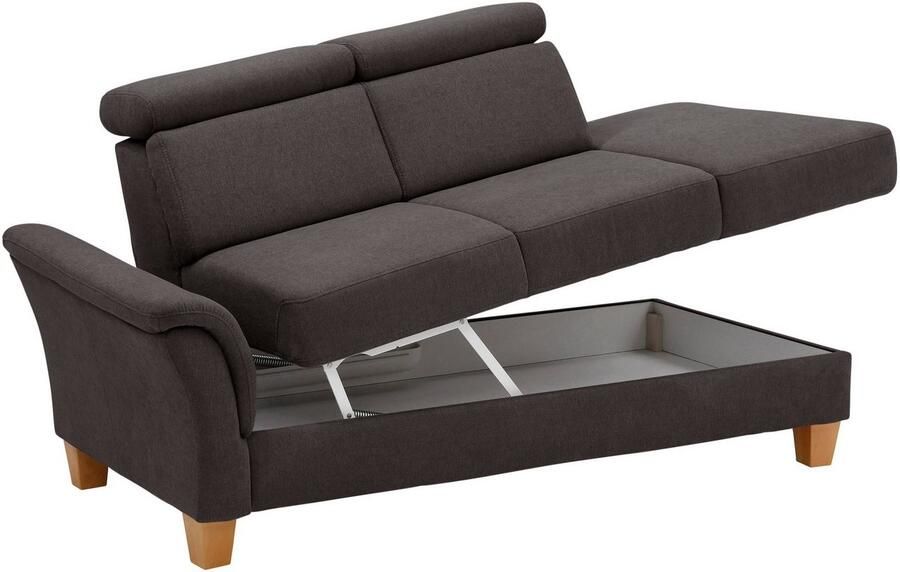 Home affaire Récamier Conville incl. verstelbare hoofdsteun binnenvering naar keuze met bedkist - Foto 6