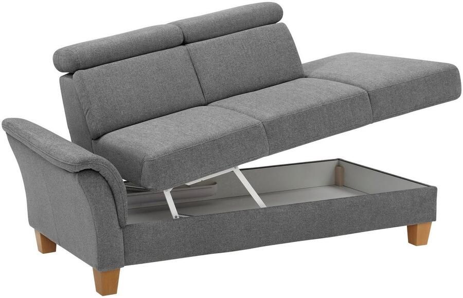 Home affaire Récamier Conville incl. verstelbare hoofdsteun binnenvering naar keuze met bedkist - Foto 6