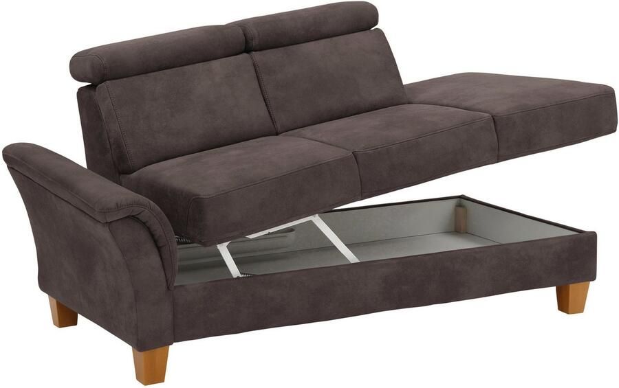 Home affaire Récamier Conville incl. verstelbare hoofdsteun binnenvering naar keuze met bedkist - Foto 6