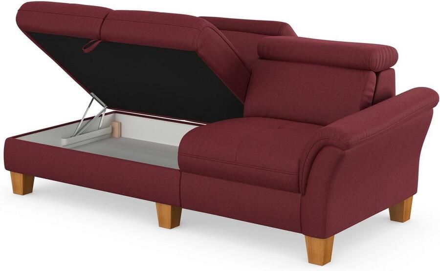 Home affaire Récamier Lindgren naar keuze motorische tv-functie bedkist en verstelbare hoofdsteun - Foto 8