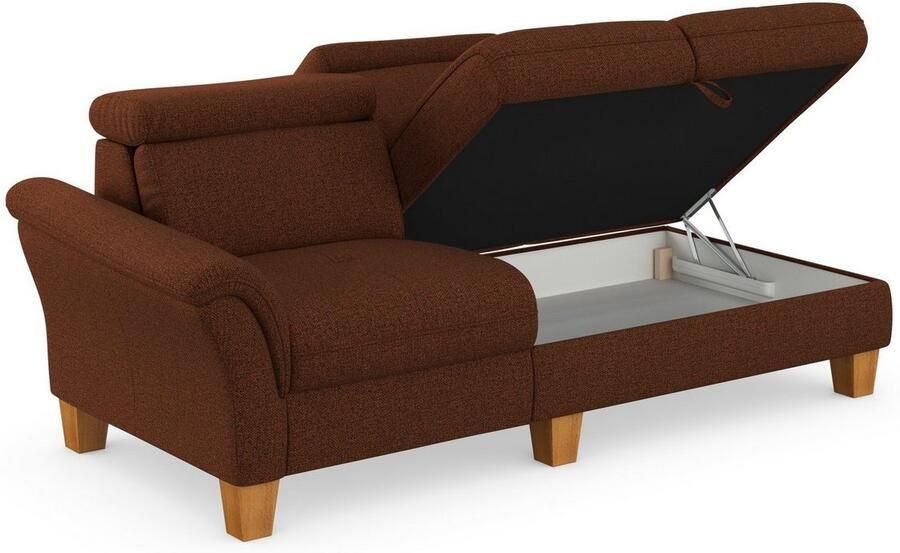 Home affaire Récamier Lindgren naar keuze motorische tv-functie bedkist en verstelbare hoofdsteun - Foto 8