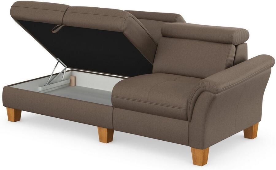 Home affaire Récamier Lindgren naar keuze motorische tv-functie bedkist en verstelbare hoofdsteun - Foto 8