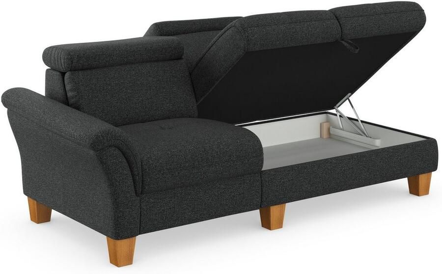 Home affaire Récamier Lindgren naar keuze motorische tv-functie bedkist en verstelbare hoofdsteun - Foto 8