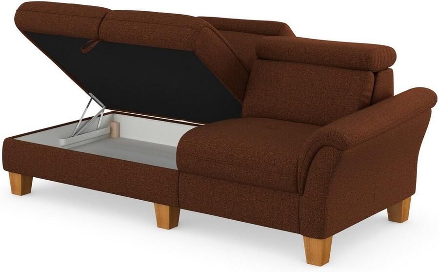 Home affaire Récamier Lindgren naar keuze motorische tv-functie bedkist en verstelbare hoofdsteun - Foto 8