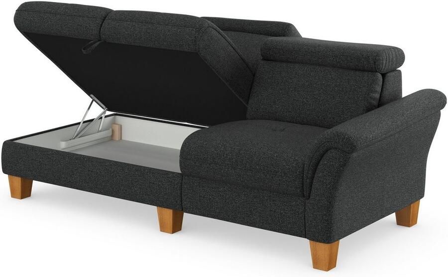 Home affaire Récamier Lindgren naar keuze motorische tv-functie bedkist en verstelbare hoofdsteun - Foto 8